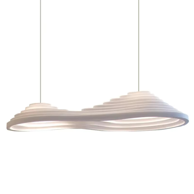 Moderne Kunst Design Pendelleuchte JIANKEXING aus PE-Material mit E27 Fassung höhenverstellbar für Esszimmer, Bar und Küche - Bild 4