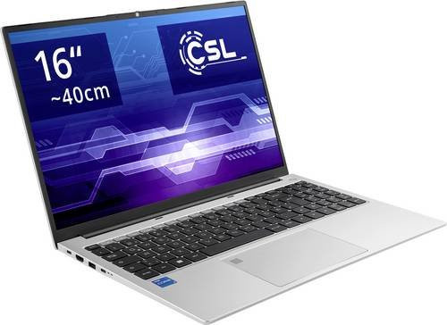 CSL R'Evolve C16 Notebook Grau mit 16 Zoll WUXGA Display, Intel Core i5, 64GB RAM und 2000GB SSD, Deutsch QWERTZ - Bild 1