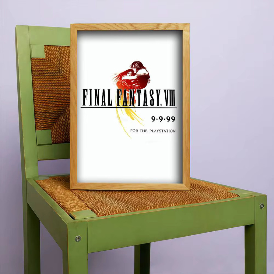 Vintage Fantasy VIII Whitepaper Poster Retro Kraftpapier Aufkleber für dein Zimmer oder Café in Weiß - Bild 5