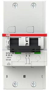 ABB S752DR-K80 Leitungsschutzschalter 80A grau - Bild 1