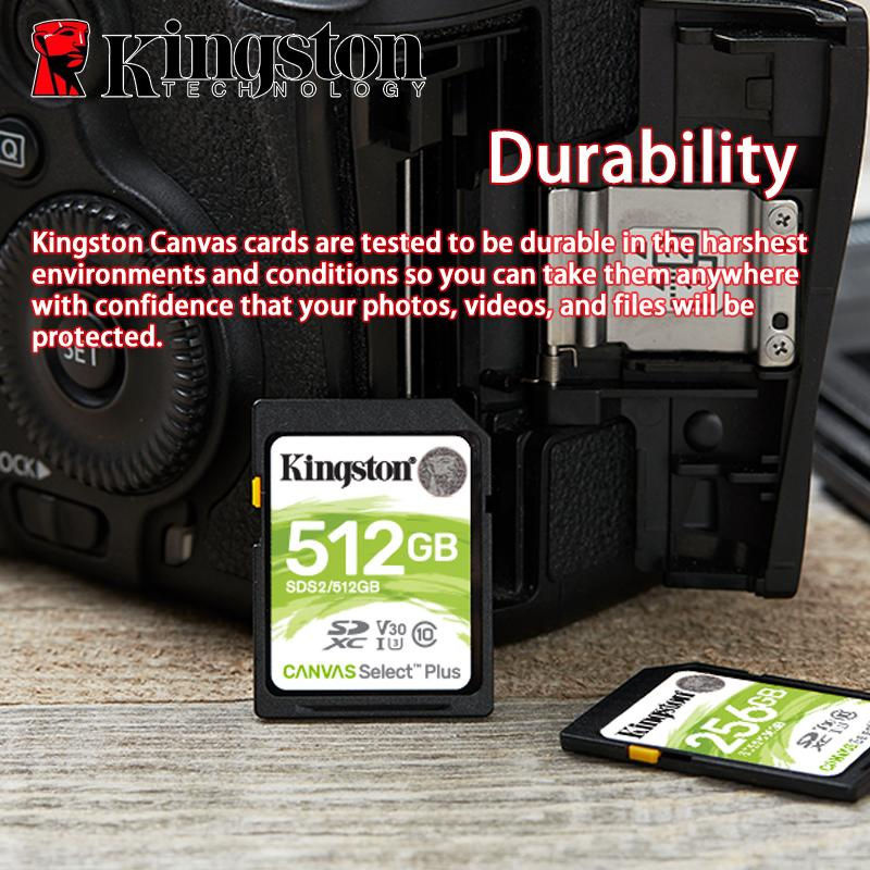 Kingston Canvas Select Plus SDXC Speicherkarte, 128 GB, Schwarz - Bild 3