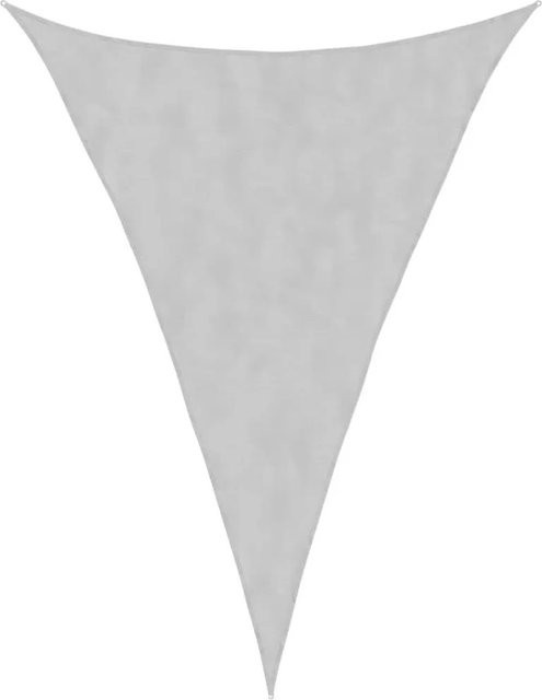 Furnicato Sonnensegel Dreieck Hellgrau aus Polyester Oxford B/T/H: 5 x 7 x 7 m - Bild 1
