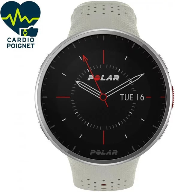 Polar Pacer Pro Smartwatch für Unisex in Schwarz mit GPS, Herzfrequenzmessung und Silikonarmband - Bild 1