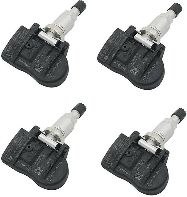 TPMS Reifendruckkontrollsystem 433MHz für Kia Cadenza YG und Kia Picanto JA, Farbe: Schwarz, Teilenummer: 52933-D9100 - Bild 1