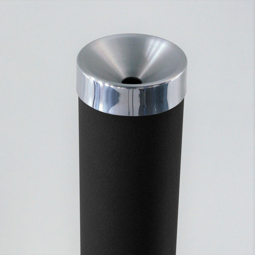 Szagato Aschenbecher aus Aluminium mit herausnehmbarem Inneneimer, Schwarz und Grau, B: 40 cm, H: 81 cm, T: 40 cm - Bild 3