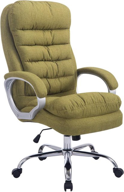 TPFLiving Bürostuhl BIG Vancom Executive Chair aus Stoff in Grün mit Armlehnen und Rollen - Bild 1