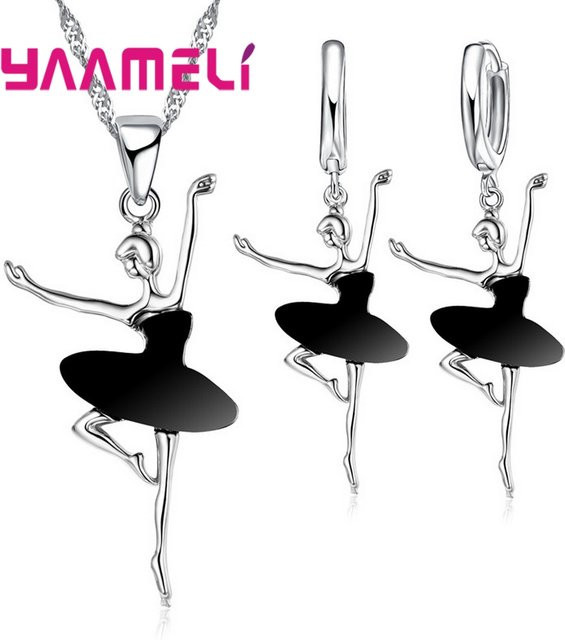 YAAMELI Halskette und Ohrring, 925 Silber, Damen - Bild 1