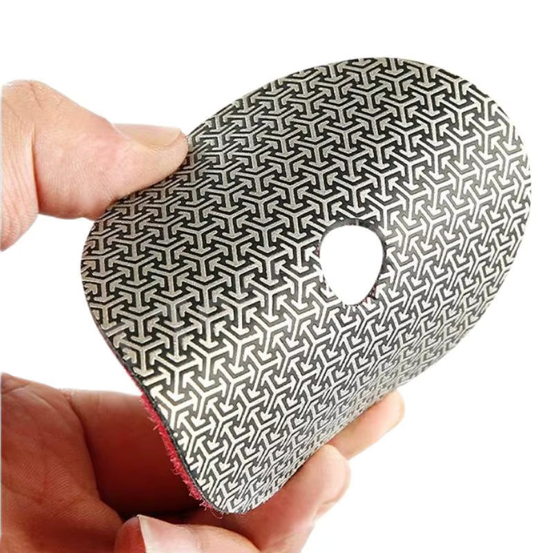 Okerqi Galvanisiertes Diamant-Polierpad zur Schleifscheibe für Marmorfliesen, Stein, Glas und Platten, Mehrfarbig - Bild 2