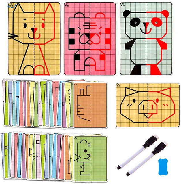 Symmetrisches Zeichenspielzeug, Bunt / Mehrfarbig - Bild 1