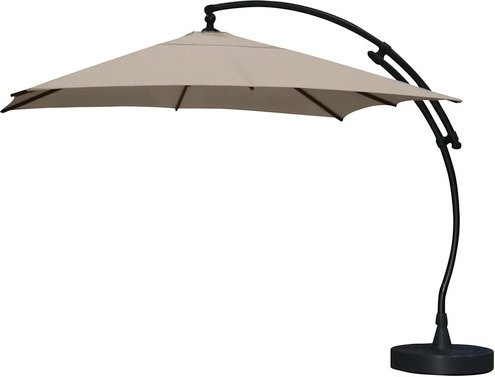 SUNGARDEN Ampelschirm Easy Sun in Grau mit Aluminiumgestell und UPF 50 Schutz, B/H/T: 320 x 235 x 320 cm - Bild 1