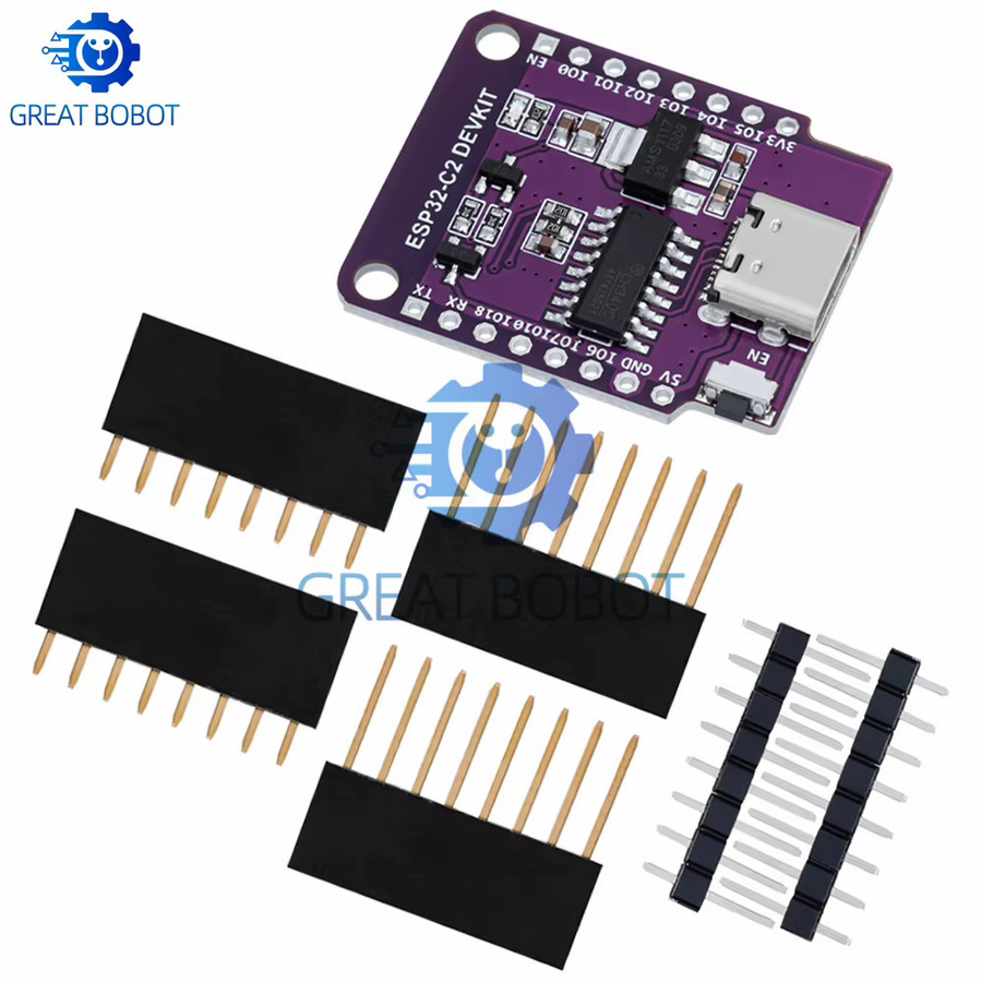 Wemos D1 Mini Entwicklungsboard mit ESP8266, ESP32 und ESP32-C2, integriertes WiFi und Bluetooth, CH340G, Farbe: Lila - Bild 3
