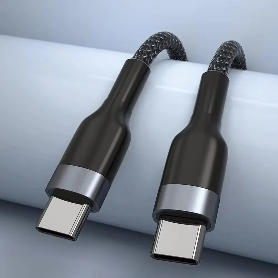 USB-C auf USB-C Schnellladekabel 60W für iPhone 15/16 und Powerbank, Länge: 0,25 m - Bild 4