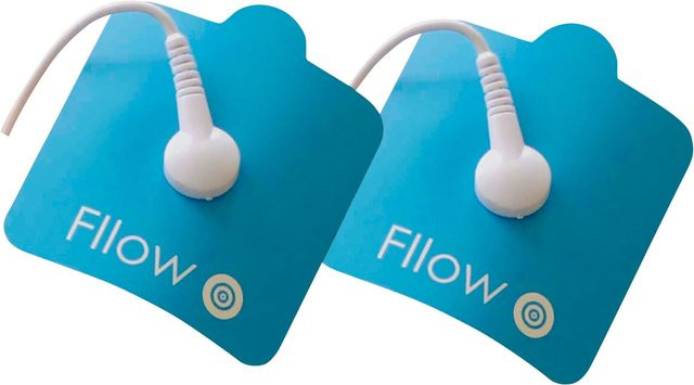 4 Stück TENS-Pads in Weiß und Blau für das EMS-Fußmassagegerät Fllow - Bild 1