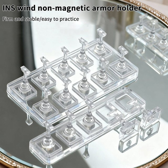 JCSYFAC Nagel Display Stand, 1/5/10 Grid, Nicht-Magnetisch, Unisex - Bild 1