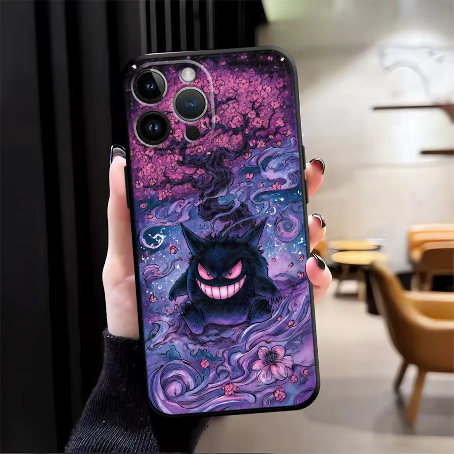 Funda Handyhülle Gengar Pokemon Design für Apple iPhone Modelle in Multicolour - Bild 2