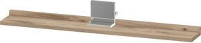 Duravit Spiegel-Ablage Sivida in Chrom und Ei Marmor, B/H/T: 85 x 65 x 3,6 cm - Bild 1