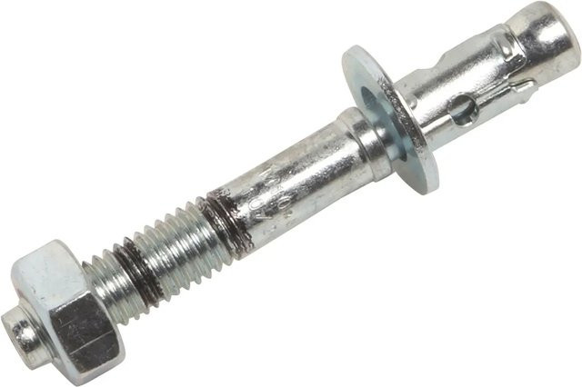 LUX-TOOLS Bolzenanker aus verzinktem Stahl in Silber, Durchmesser: 10 mm, Länge: 95 mm - Bild 1
