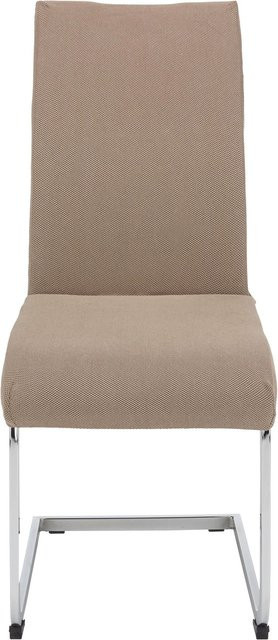 Mömax Stuhlhusse Dominik in Taupe/Beige aus Polyester und Elasthan-Stretch - Bild 1
