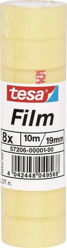 tesafilm Standard Klebefilm von TESA, transparent, Breite: 19 mm, Länge: 10 m, 8er Packung - Bild 1