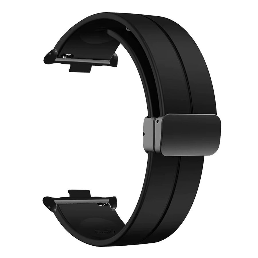 Xiaomi Uhrenarmband Silikon, Schwarz, Redmi Watch 6 5 4, Mi Band 9 Pro/8 Pro - Bild 3