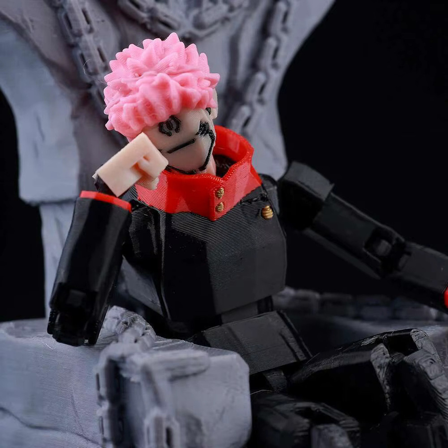 Bandai Jujutsu Kaisen Ryomen Sukuna, Action Figuren, Multi-Gelenk Modell - Bild 2