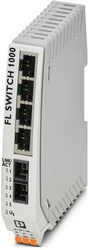 Phoenix Contact 1084159 FL SWITCH 1004N-FX Industrial Ethernet Switch in Grau - Bild 1