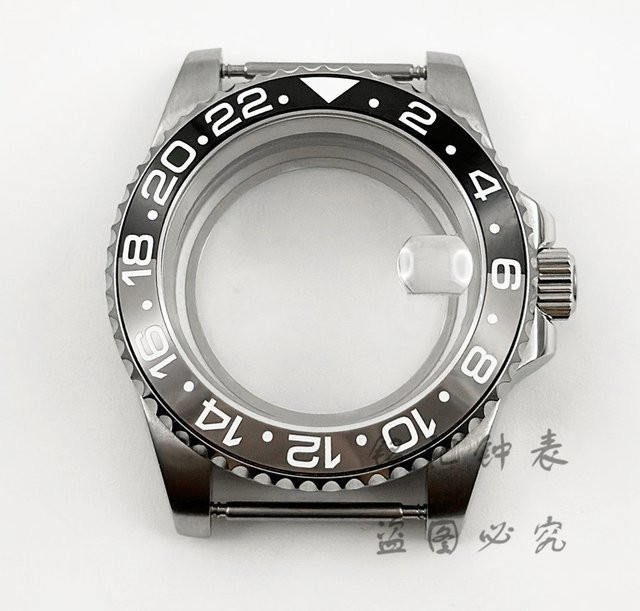 LIYAN Uhrengehäuse, Schwarz Grau, Keramik, 40 mm, Unisex - Bild 1
