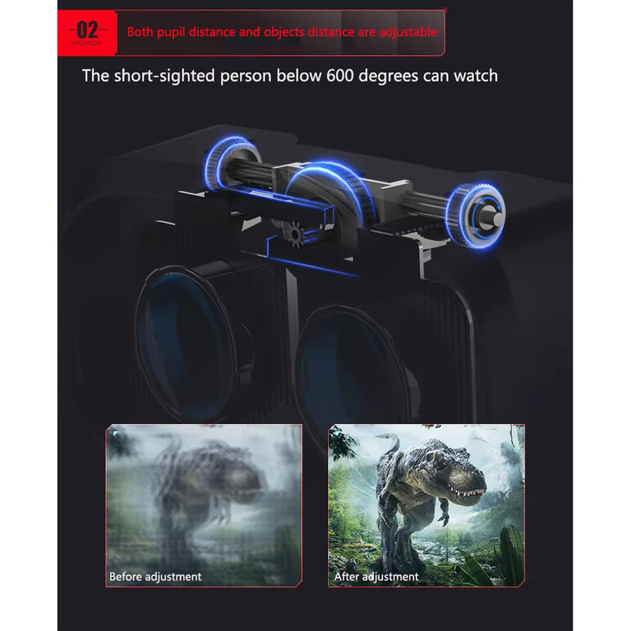 Shinecon Viar 3D Virtual Reality VR-Brille Headset in Schwarz für Smartphones - Bild 4