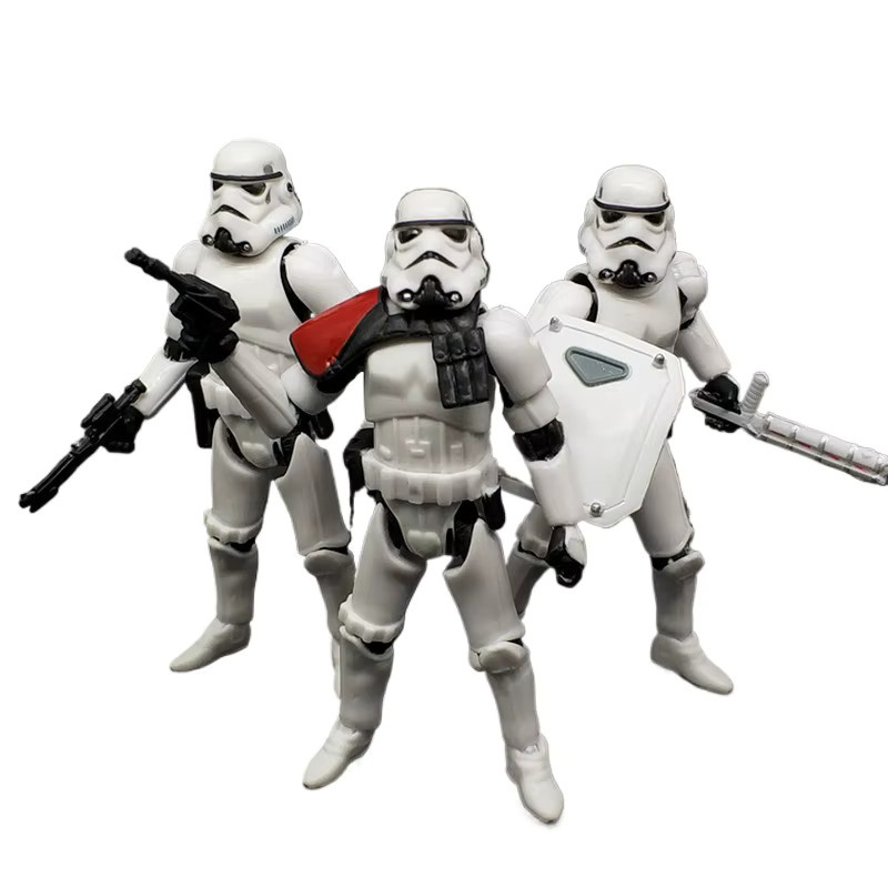 HEROCROSS Star Wars Weißer Soldat Schwarzer Soldat Kommandant, Spielzeugmodell, Sammlerspielzeug - Bild 2