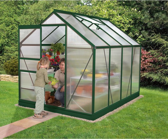 Vitavia Gewächshaus Venus 5000 in Grün mit 4 mm HKP und 5 m² Fläche - Bild 1