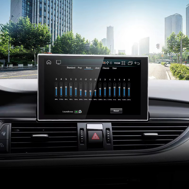 STWEI Android 14 Carplay Autoradio für Audi A6 A7 C7 (2012-2018) mit 9 Zoll Display, 8GB RAM, 128GB Speicher, GPS und Bluetooth in Schwarz - Bild 4