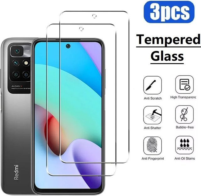 3 Stück gehärtetes Glas Displayschutzfolie für Xiaomi Mi 14 13 12 11 Lite 5G 13T 12T 11T 10T 9T Pro Ultra Note 10 Pro Lite transparent - Bild 1