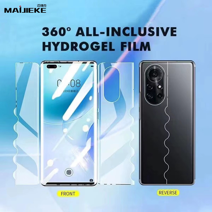 2 Stück Hydrogel-Displayschutzfolie für Xiaomi Redmi Note 12 Pro 5G und Note 13 Pro Plus, transparent, inklusive Installationswerkzeug - Bild 2