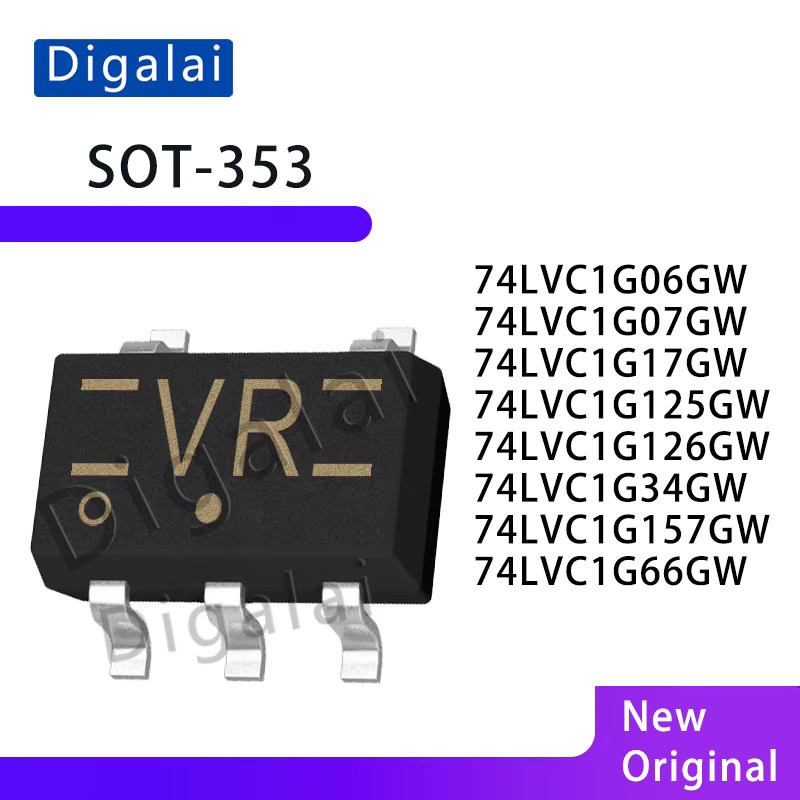 Logikgatter-IC 74LVC1G06GW in Schwarz - Bild 2