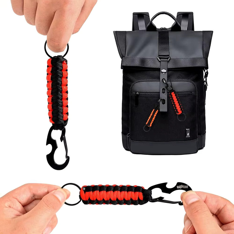 Schlüsselanhänger Ring, Paracord, Unisex - Bild 5