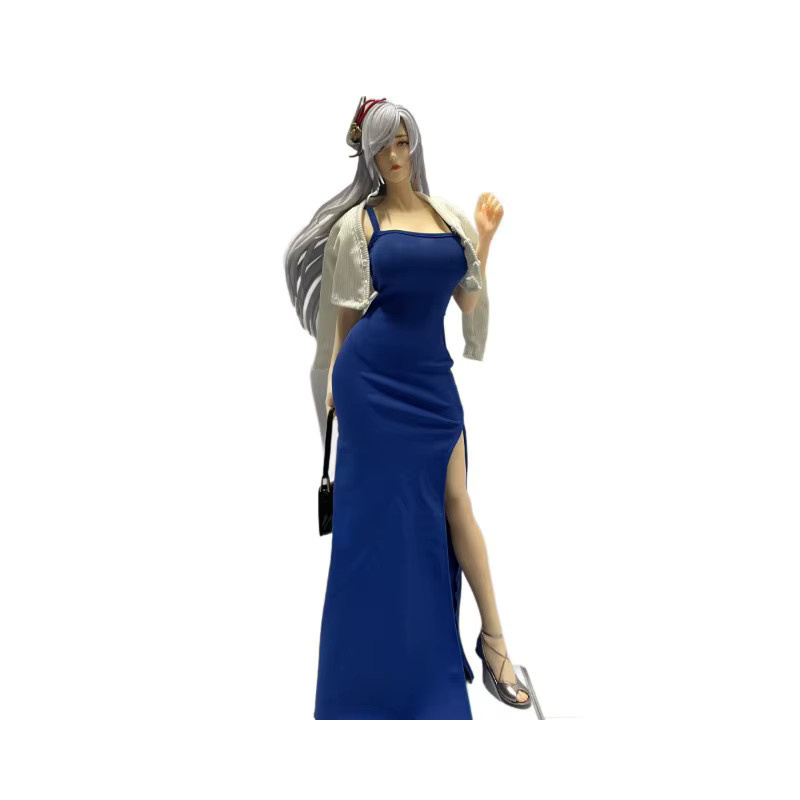 Bandai Anime Shenhe, Actionfigur, Blaues Kleid, Mädchen, Einzelfigur - Bild 2