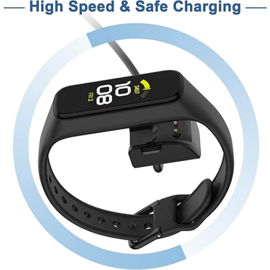 Samsung Galaxy Fit 2 SM-R220 USB Smartwatch Ladegerät Ladekabel in Schwarz - Bild 6