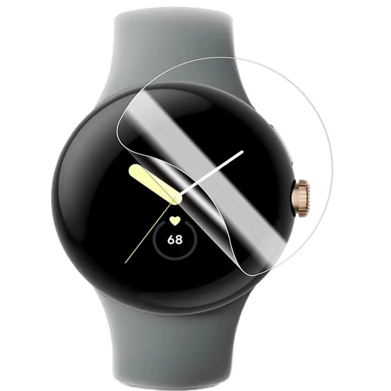 Google Displayschutzfolie Hydrogel, Google Pixel Watch 2 LTE, 5 Stück - Bild 6