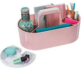 HAN Loft Toolbox tragbar in Flamingo Rosa mit 4 Fächern und herausnehmbarer Ablageschale, B/T/H: 33,0 x 17,9 x 17,5 cm - Bild 1