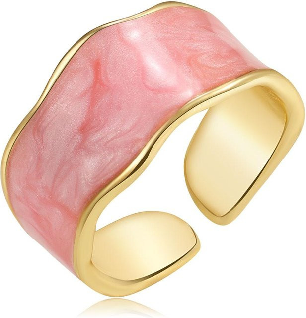 make up market Ring, Aluminiumlegierung, Gold, Damen, verstellbar - Bild 1