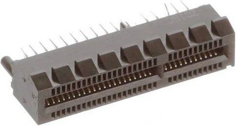 Molex PCI-Express-Sockel 87715-9106 in Schwarz und Grau - Bild 1