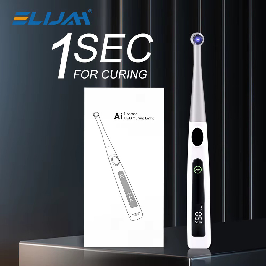 ELIJAH Dental-härtende LED-Lampe kabellos in Weiß mit 800–1400 mW/cm2 für die Zahnmedizin - Bild 4