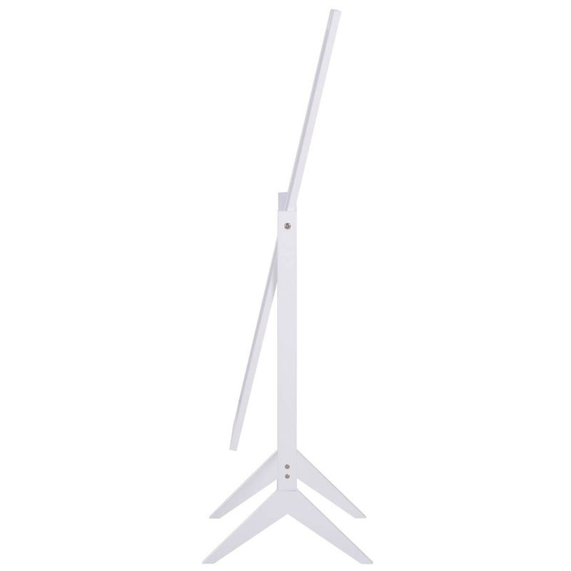 HOMCOM Standspiegel Ganzkörperspiegel in Weiß mit erhöhten Füßen, B: 47 cm, T: 46 cm, H: 148 cm - Bild 2