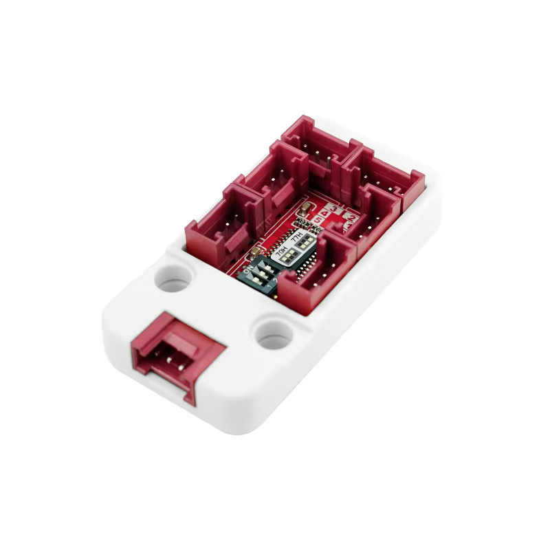 M5Stack Offizieller I2C Hub V2.1 Erweiterungseinheit mit DIP-Schalter PCA9548A in Weiß - Bild 1