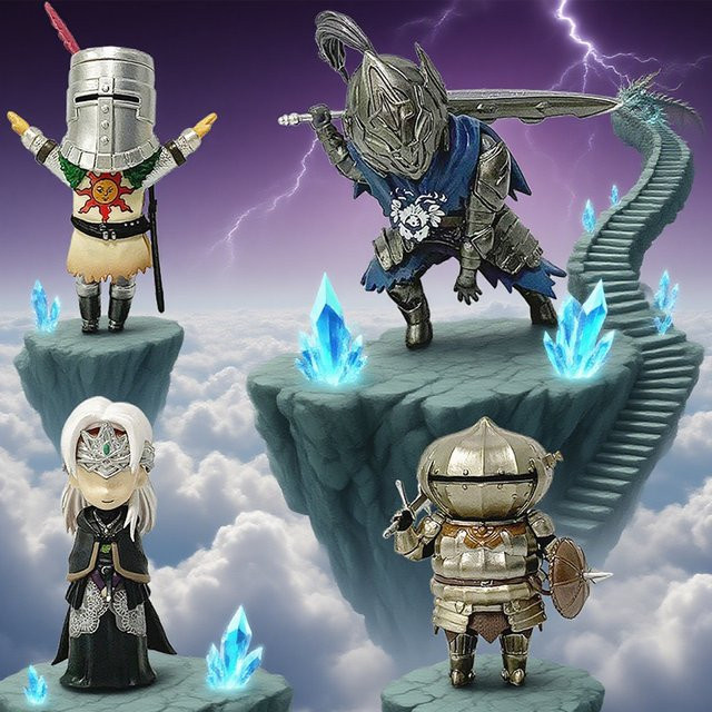 Bandai Dark Souls Solaire of Astora Actionfigur, 10 cm, PVC - Bild 1