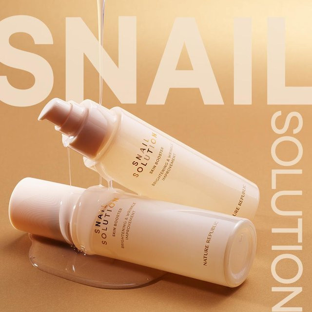 Nature Republic Snail Solution Skin Booster, 130 ml, mit Schneckensekret-Filtrat - Bild 1