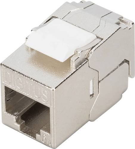 Digitus DN-93615-S RJ45-Einbaumodul Keystone CAT 6a geschirmt in Silber - Bild 1