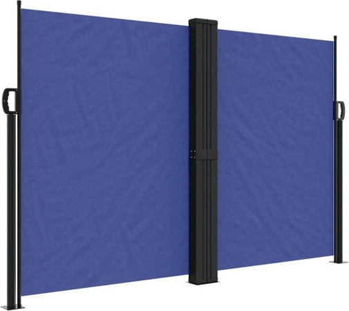 Furnicato Seitenmarkise ausziehbar Blau B: 1200 cm, H: 160 cm