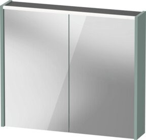 Duravit LED-Badspiegel D-Code in Fjordgrün, B: 80 cm, H: 70 cm, T: 14,8 cm - Bild 1