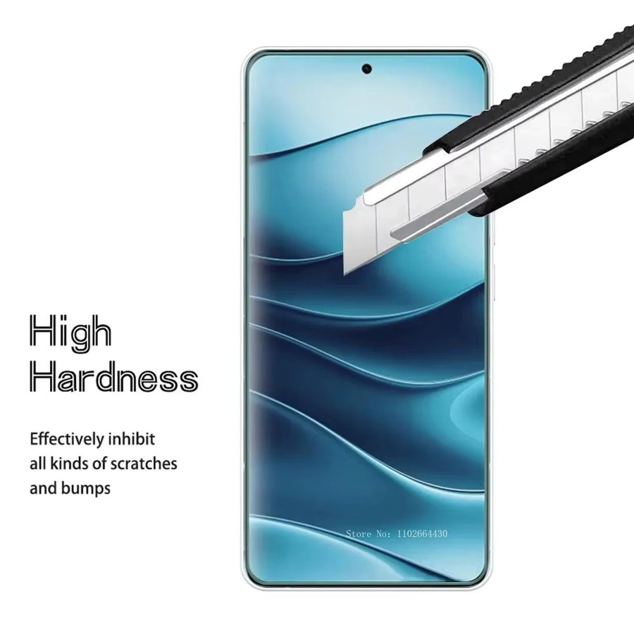 2 Stück Displayschutzfolie aus gehärtetem Glas für Xiaomi Redmi Note 15 14 13 Serie, transparent, 9H HD klar und kratzfest - Bild 3